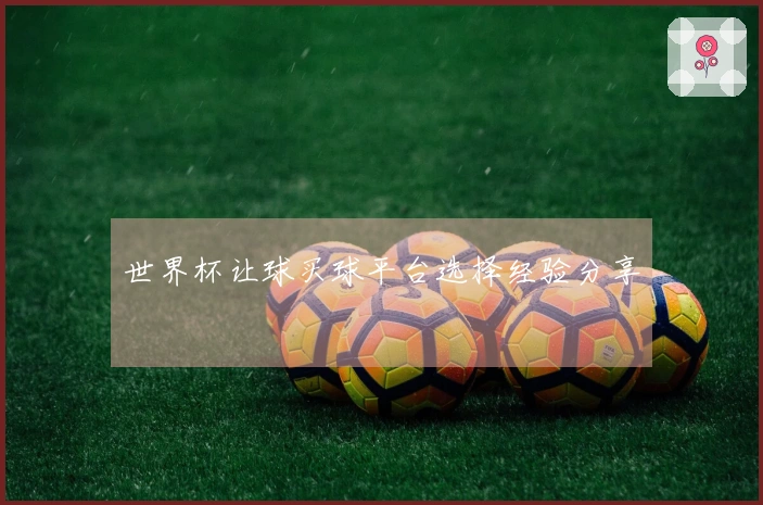 世界杯让球买球平台选择经验分享
