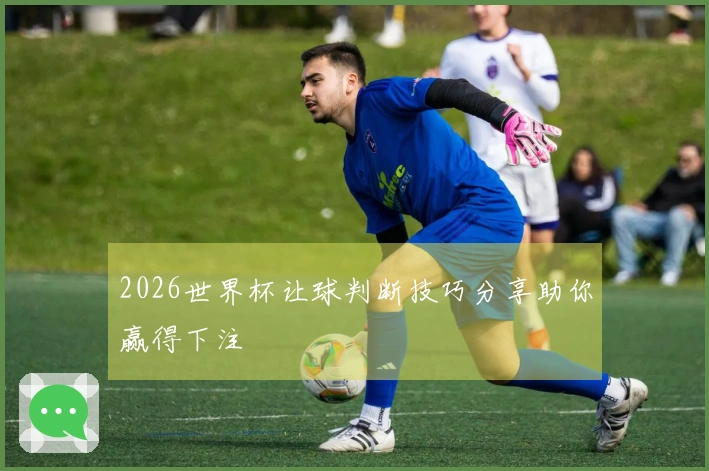2026世界杯让球判断技巧分享助你赢得下注